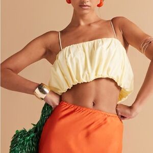 Abercrombie & Fitch bubble crop top